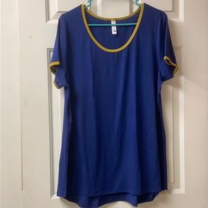 Blue and yellow Classic T